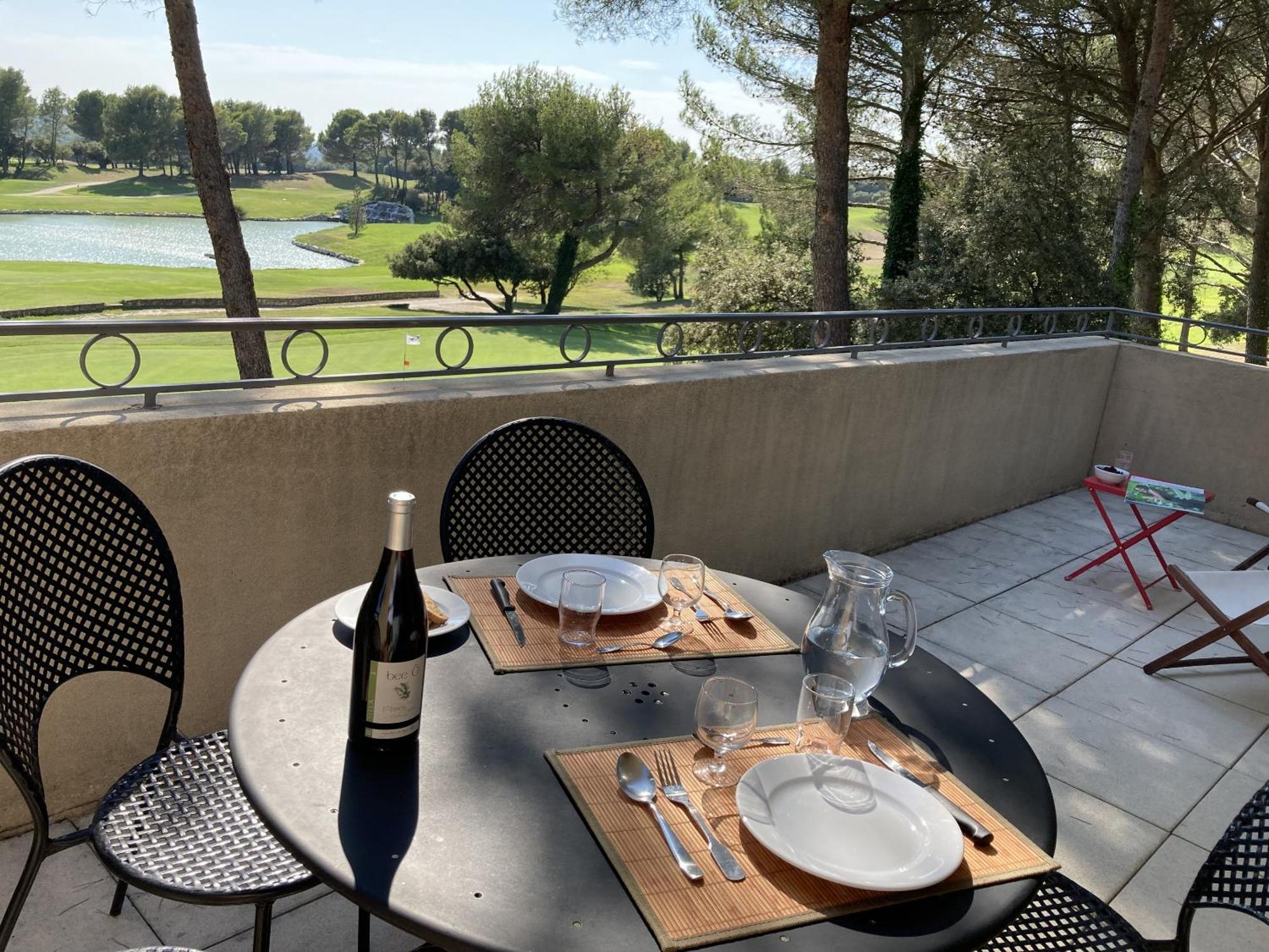La Perle Du Golf -Magnifique Vue Clim Linge Golf Saumane 6P Piscine Tennis Rom bilde